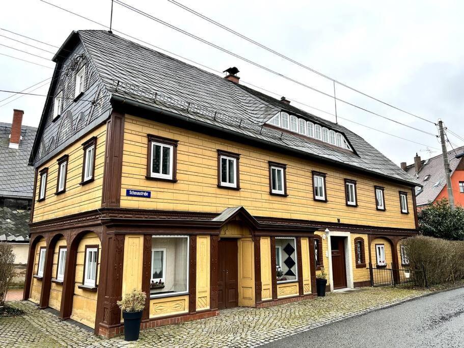 Rustikales Studio-Apartment Blockstube Im Haus Selma Großschönau Exteriör bild
